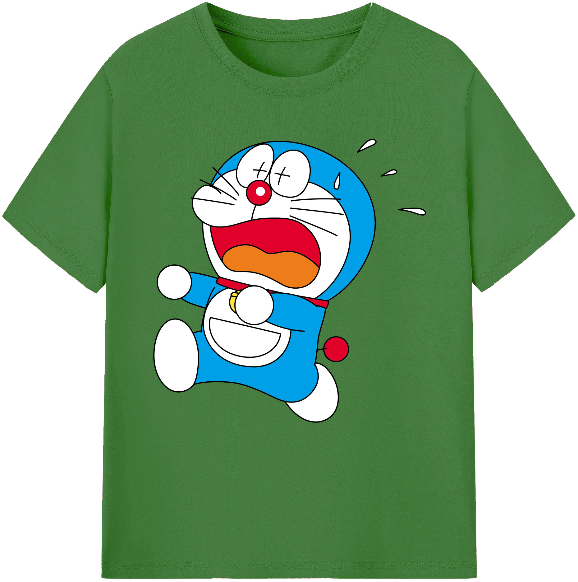 （画像用） ドラえもん Doraemon レディースカジュアルプリントTシャツ（綿100％）